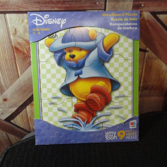 Disney Winnie the Pooh 9 pc Puzzle~Learning~Cute~NIP - Picture 1 of 4